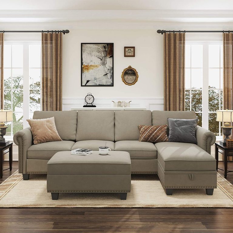 Home Decorating – Sectional With Ottomans